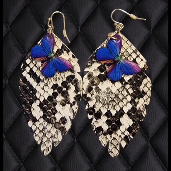 Jewelry - One of a kind butterfly earrings